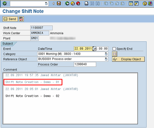How to Configure and Implement Shift Notes and Shift Reports in PP